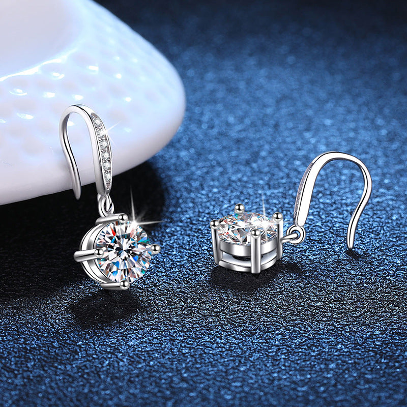 2carats Lab Created Moissanite Dangle Earrings
