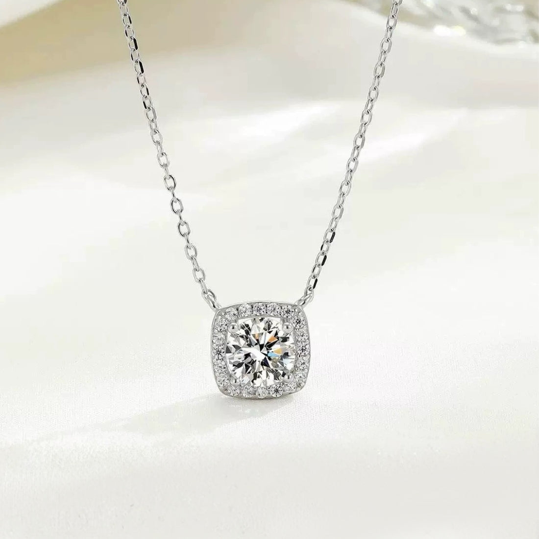 Lea 2ctw Lab-Grown Moissanite Necklace