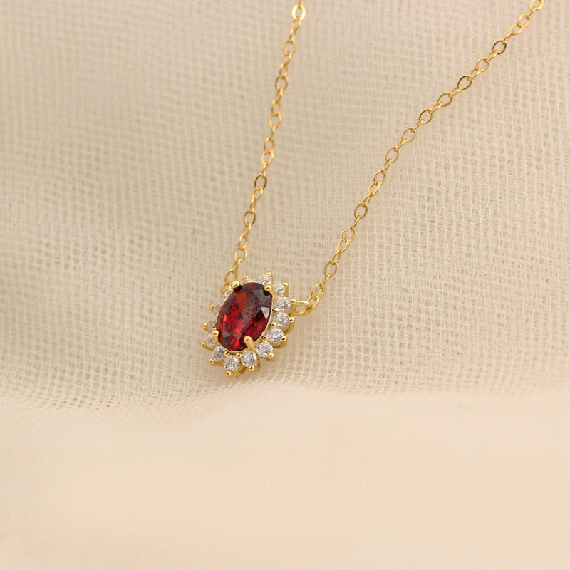 Mini Ruby Necklace