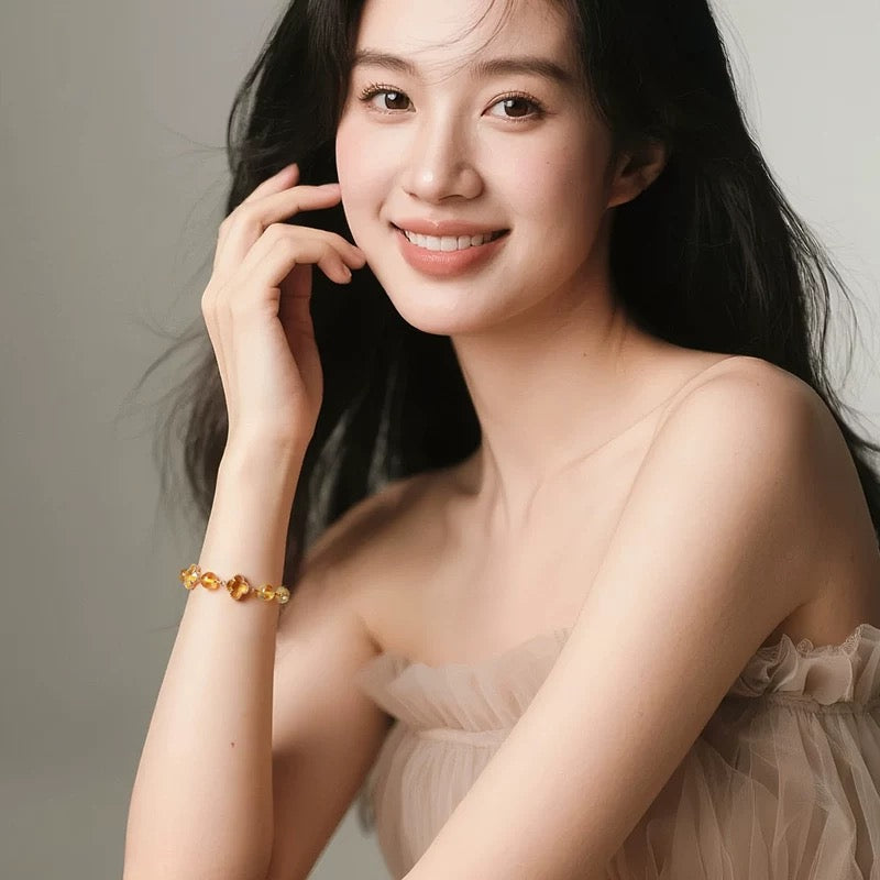 Lemon Lumière Yellow Crystal Bracelet