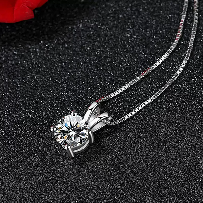 Estee Diamond Necklace in Moissanite