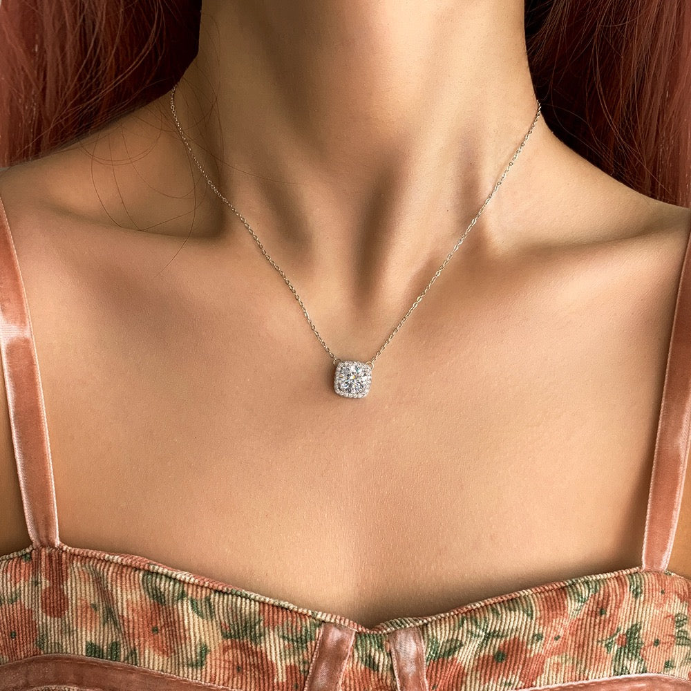 Lea 2ctw Lab-Grown Moissanite Necklace