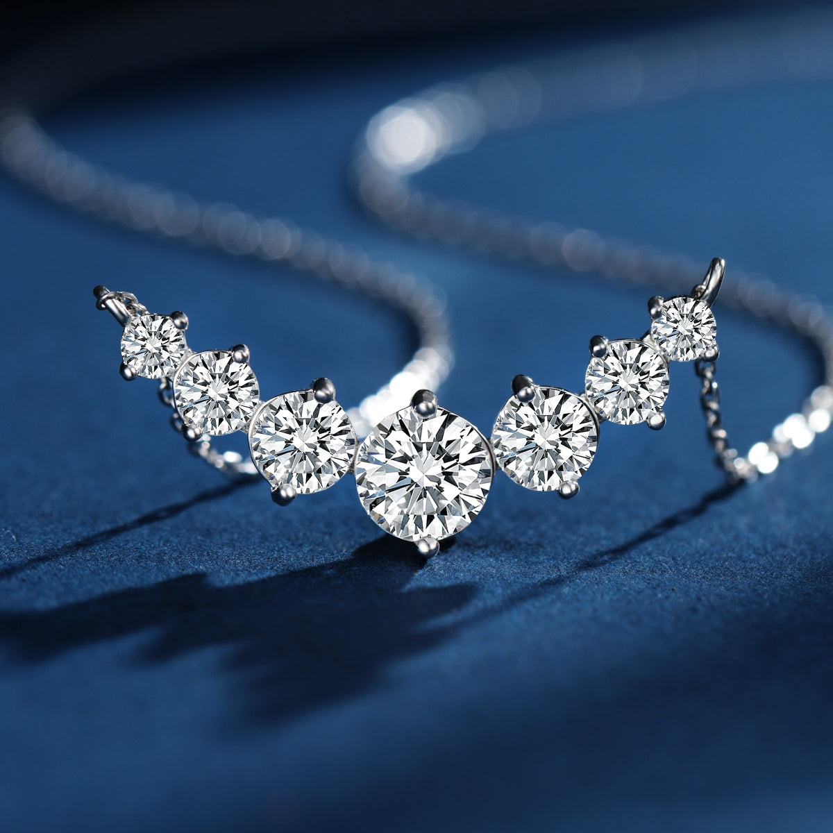 Aubrey 2.8ct Lab Grown Moissanite Necklace