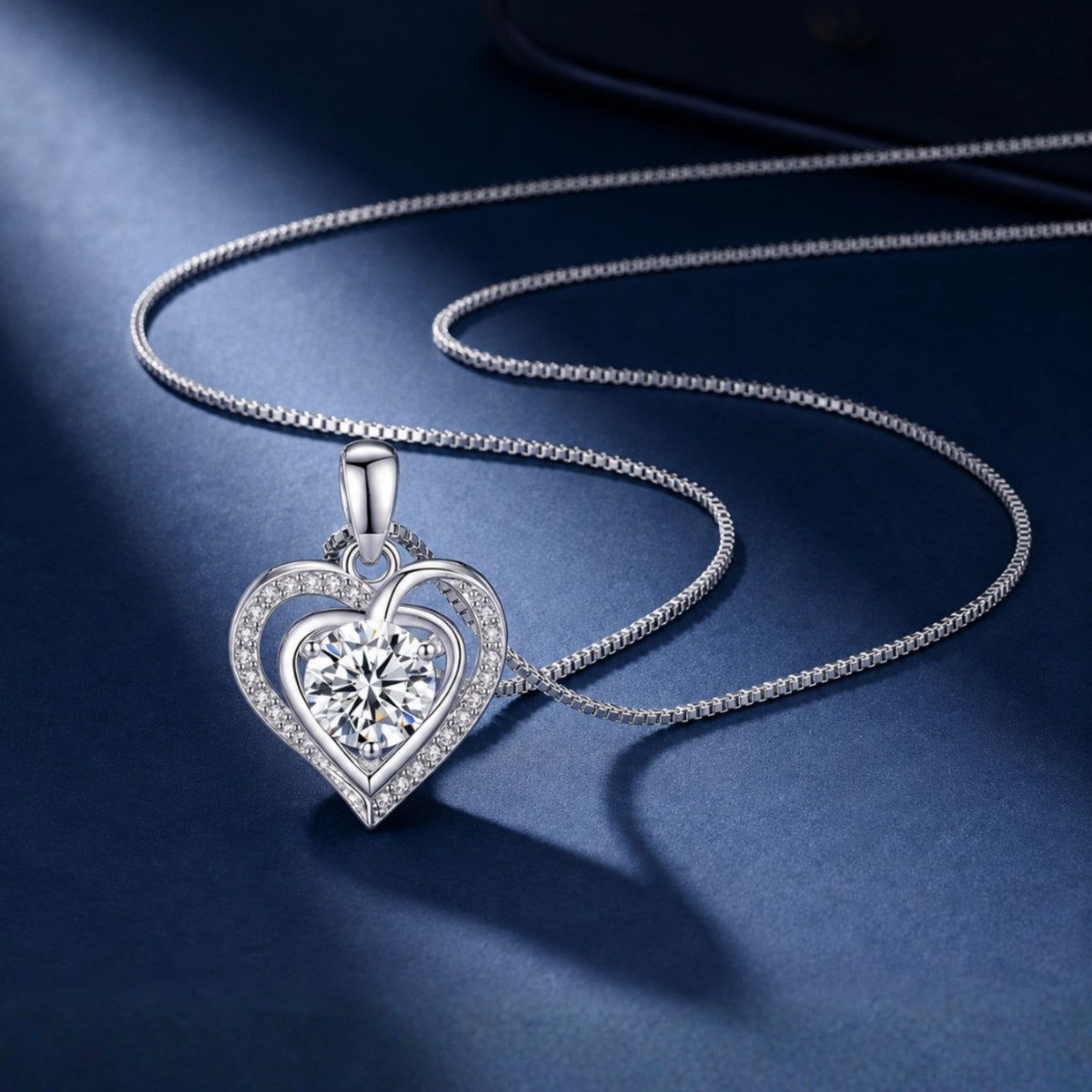 Brigitte 3ctw Necklace and Drop Earrings Set