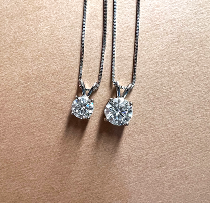 Estee Diamond Necklace in Moissanite