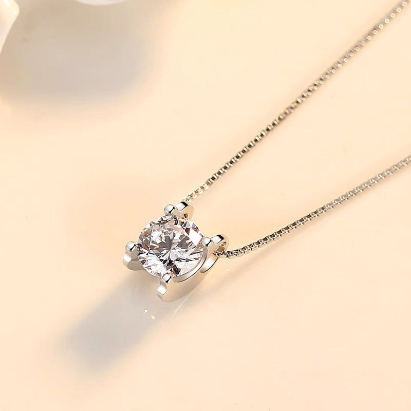 Celine Diamond Necklace in White Gold