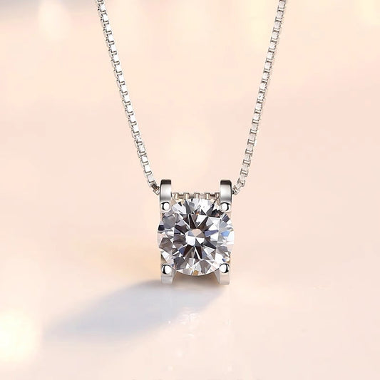 Celine Diamond Necklace in White Gold