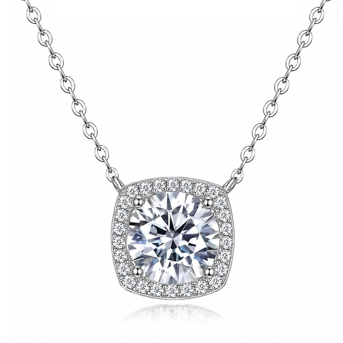 Lea 2ctw Lab-Grown Moissanite Necklace