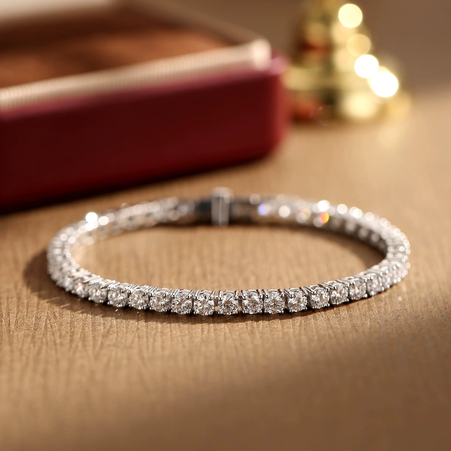 4.4ct Diamond Tennis Bracelet in Moissanite