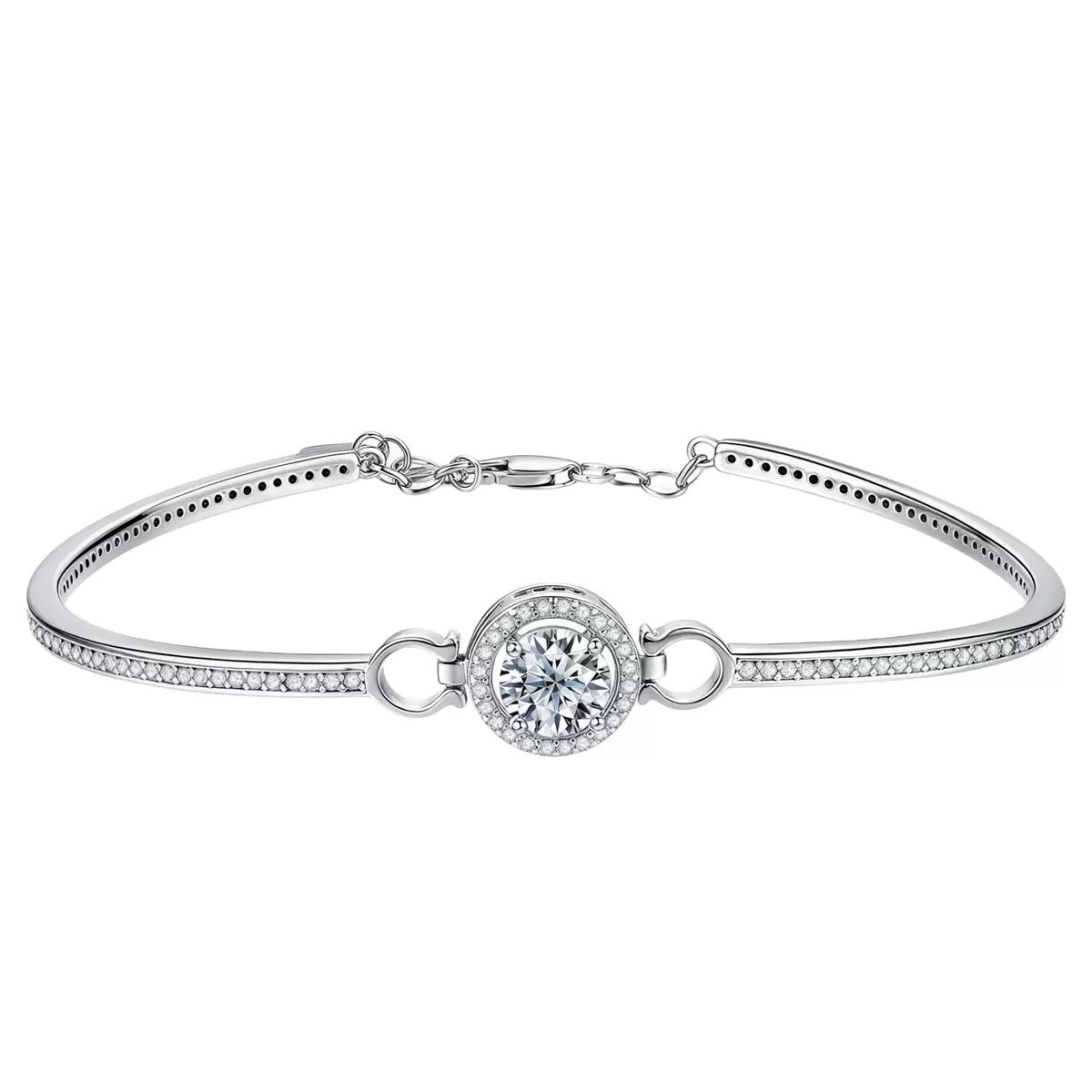 Claire Bijou Bangle in Sterling Silver