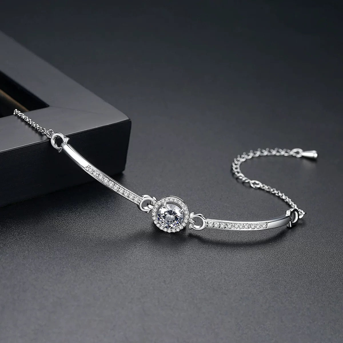 Claire Bijou Bangle in Sterling Silver