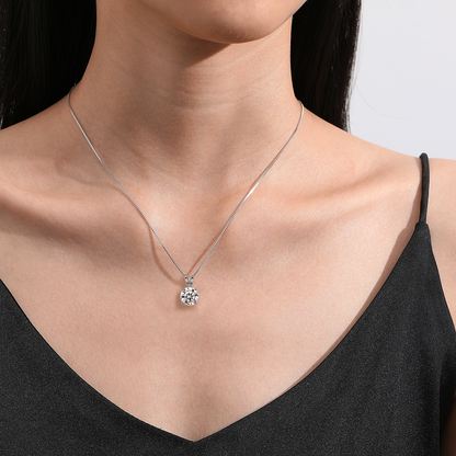 Estee Diamond Necklace in Moissanite