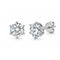 Lena 2ctw Lab Created Moissanite Solitaire Stud Earrings