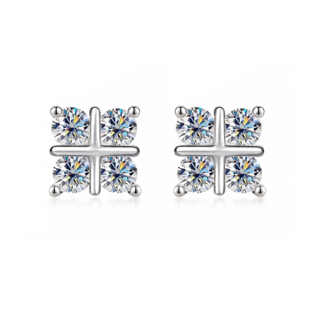 Remi Lab Created Moissanite Studs