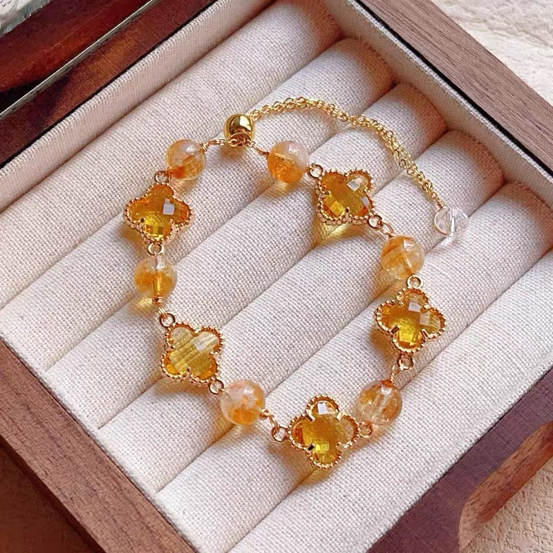 Lemon Lumière Yellow Crystal Bracelet